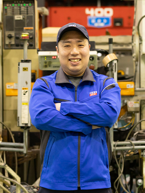 製造部 大前貴寛さんの写真
