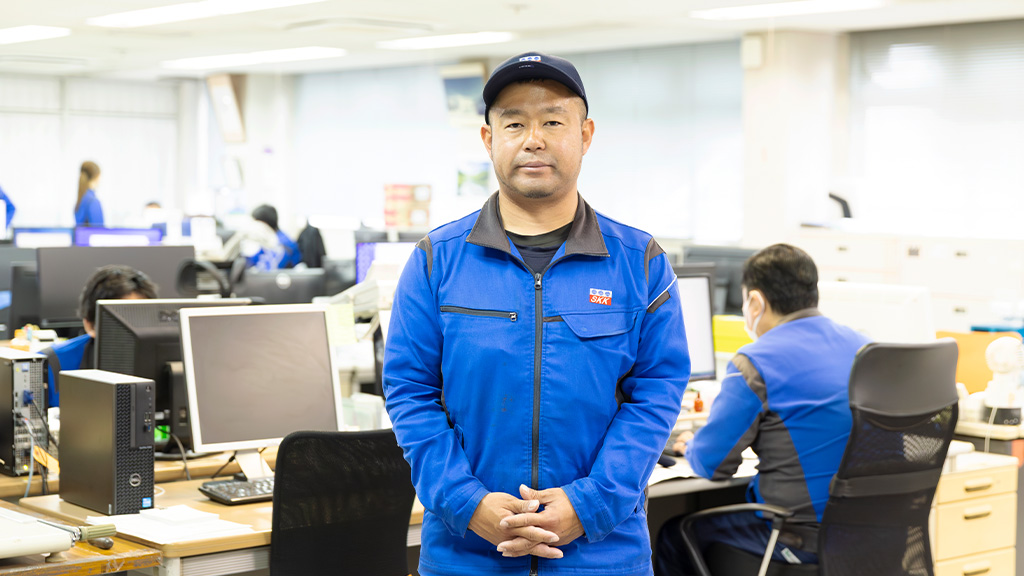 生産管理部 堀田大輔さんの写真
